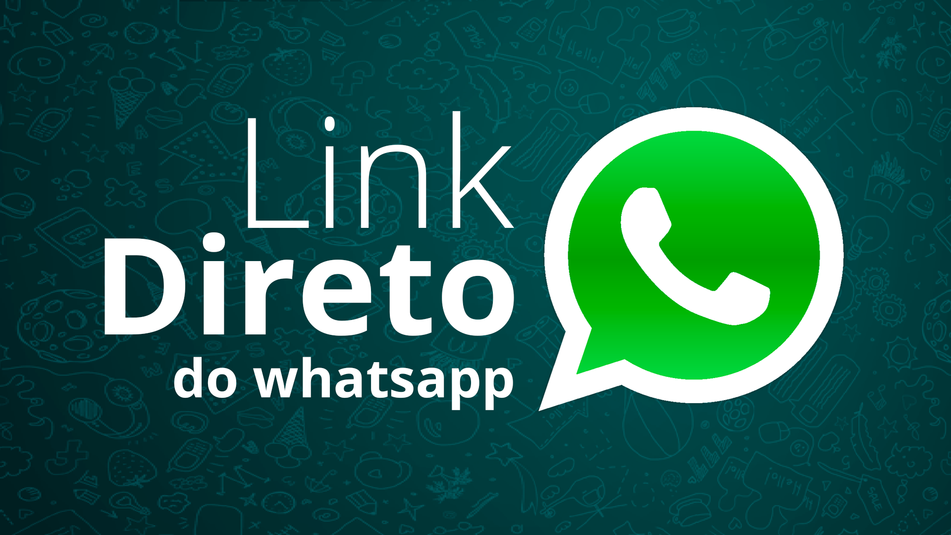 Link do WhatsApp Como criar um Link que vai direto para o seu número